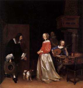 Gerard ter Borch, The Suitor's Visit, 1658.